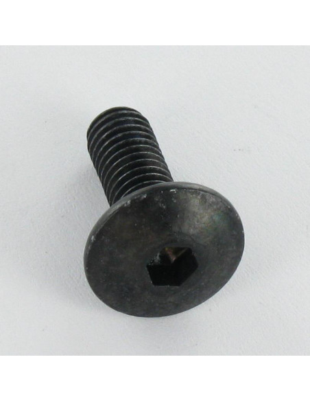 PARAFUSO cabeça de cogumelo chave de 5 M8X16 dentado ABAIXO cabeça diâmetro da cabeça 14 Aço zinco preto