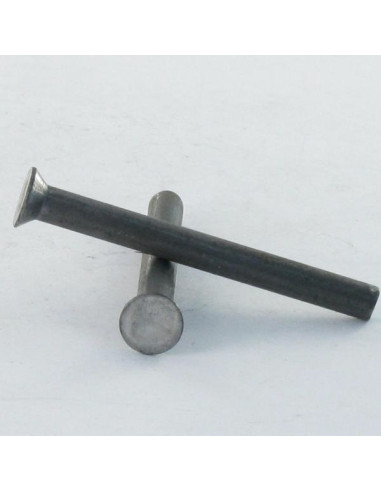 Rebite de ferro de cabeça plana cabeça fresada 6X12 Aço bruto