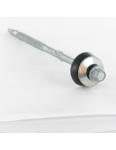 Autoperfurante cabeça hexagonal 6,5X130 forte resistência à corrosão Aço galvanizado a quente Arruela estanque