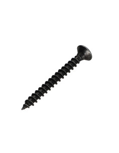 Parafuso de madeira aglomerado PREMIUM cabeça fresada Pozi PZ6 4,5X45 Aço zinco preto 2