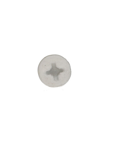 Parafuso de madeira aglomerado VBA3 cabeça fresada Pozi 4,5X60 rosca parcial Aço zinco branco RILSAN BLA