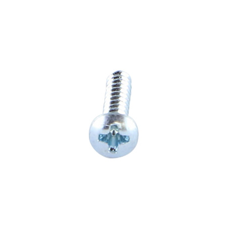 Parafuso de chapa cabeça fresada de panela Phillips 2 4,8X13 Aço zinco branco