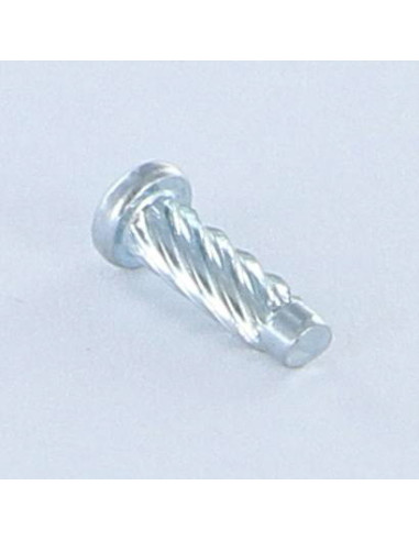 Rebite botão de cravar Tipo U cabeça redonda 2,95X 5/16 Aço zinco branco