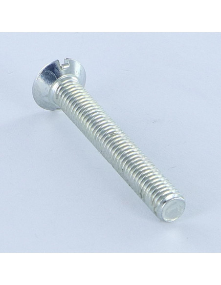 Parafuso de metais cabeça fresada sulcada M2,5X22 Aço bruto microparafusos