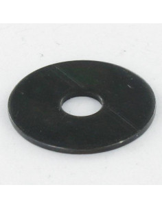 Rondela liso M8X30X1,5 LL Aço zinco preto - Parafuso Express