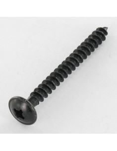 Parafuso de chapa cabeça hexagonal 6,3X25 + Rondela 18 Aço zinco preto 600 Horas de nevoeiro salino sem corrosão