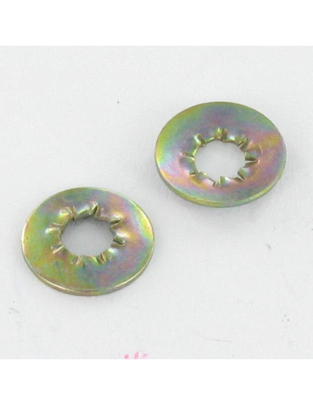 Arruela de ventilador dentes internos sobrepostos M16X32X1,4 Dicromato