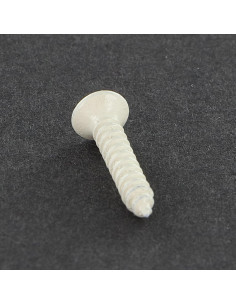 Parafuso de chapa cabeça fresada de panela Pozi 2,9X16 Aço zinco branco lacado a branco R9003 2