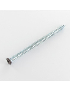 Parafuso Betão cabeça fresada VERMELHO 7,5 x 120 TORX T30 Aço zinco branco RAL8017 castanho chocolate