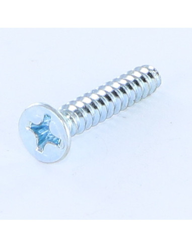 Parafuso de chapa cabeça fresada Phillips 2 sem ponta 3,5 x 9,5 Aço zinco branco