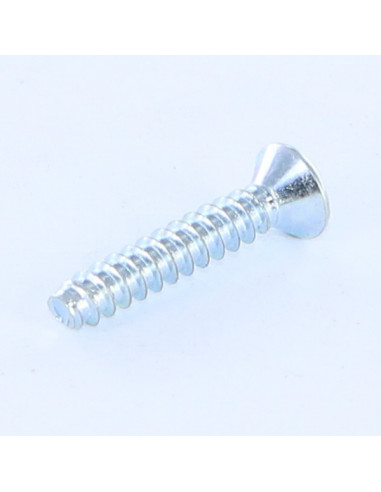 Parafuso de chapa cabeça fresada Phillips 2 sem ponta 3,5 x 9,5 Aço zinco branco