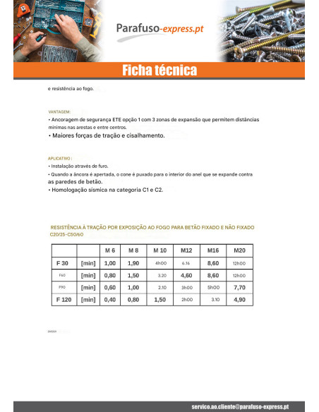 Parafuso (vendido com porca) Fixações M6X65 com Parafuso de metais cabeça hexagonal Aço zinco branco