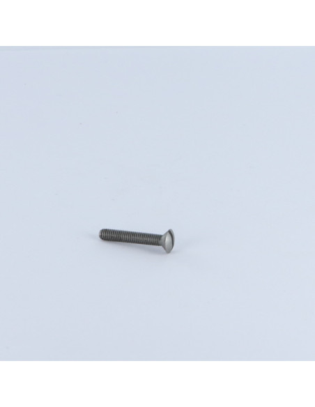 Parafuso de metais cabeça fresada de panela sulcada M3X10 Aço bruto microparafusos