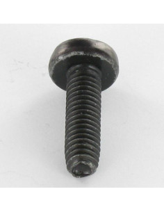 Parafuso autorroscante cabeça abaulada larga M6X20 Pozi PZ7 Aço zinco preto 2