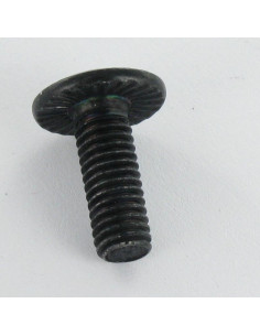 PARAFUSO cabeça de cogumelo chave de 5 M8X25 dentado ABAIXO cabeça Aço zinco preto 2