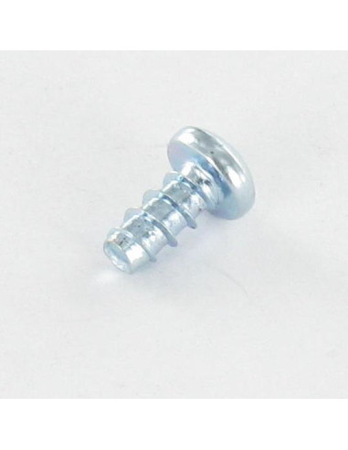 Parfuso de pvc TRILOBE cabeça cilíndrica panela Pozi 3X20 FILÉ45 Aço zinco branco microparafusos