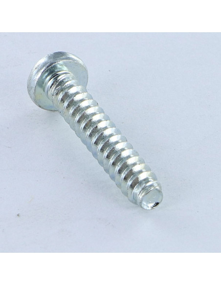 Parfuso de pvc cabeça cilíndrica Pozi 4,2 x 1" Perno 60 grau Aço zinco branco