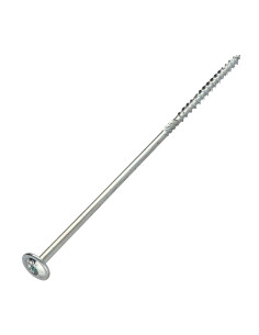 Parafusos de madeira e aglomerado TEKOR cabeça disco TORX T40 cut ponto antifenda tipo 17 8X280 rosca parcial Aço