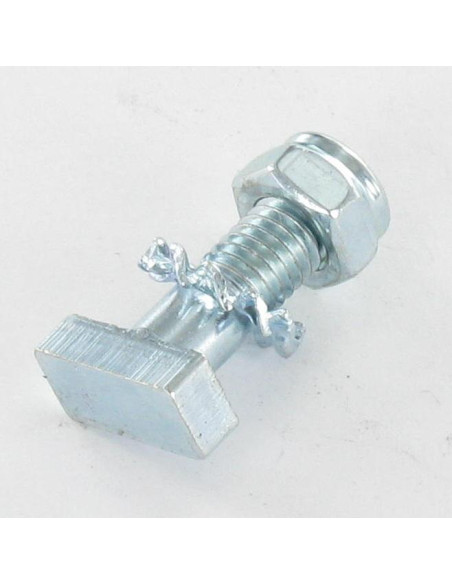 Parafuso de metais PARALELO M5X15+ECR FR+RD. com dentes externos Aço zinco branco MEU
