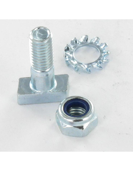 Parafuso de metais PARALELO M5X15+ECR FR+RD. com dentes externos Aço zinco branco MEU