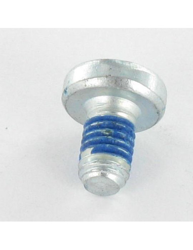 Parafuso de metais cabeça abaulada larga Pozi PZ7 M6X10 Aço zinco branco Freio roscado