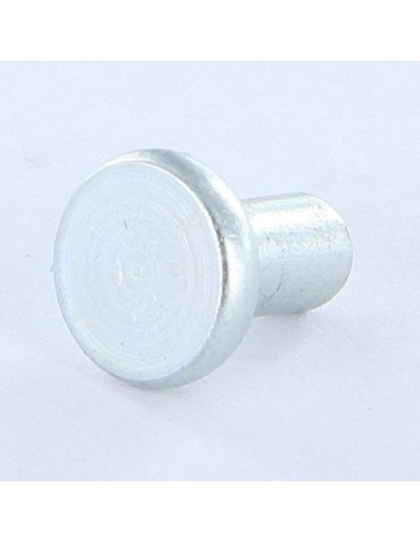 RIV cabeça plana 6X8 Aço zinco branco - Parafuso Express