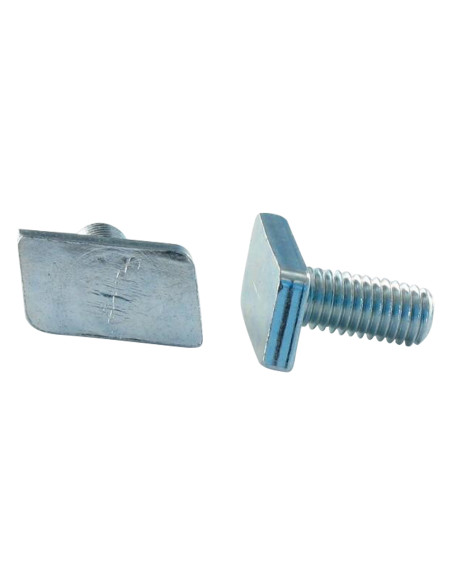 Parafuso de metais T.LOSANGE M8X18 Aço zinco branco