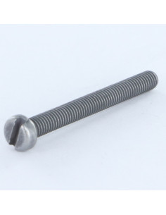 Parafuso de metais cabeça cilíndrica sulcada M5X45 Aço zinco branco 400 Horas de nevoeiro salino sem corrosão