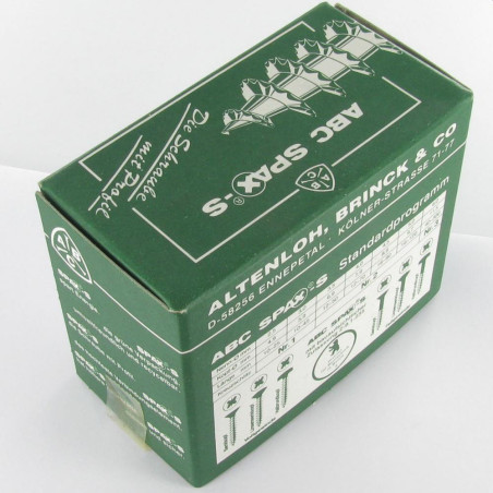 PARAFUSO Spax cabeça fresada Pozi PZ6 4,5X70 roscado sobre 42 rosca parcial YELLOX