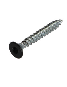 Parafusos de madeira e aglomerado TEKOR cabeça fresada dentado 5X40 TORX T25 cut ponto antifenda tipo 17 RAL9005