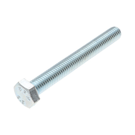Parafuso de metais cabeça hexagonal M12X80 Classe 6.8 Aço zinco branco