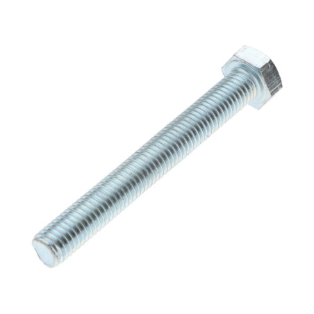 Parafuso de metais cabeça hexagonal M12X80 Classe 6.8 Aço zinco branco