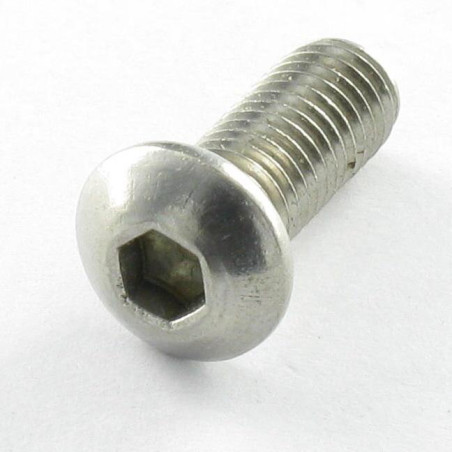 Parafuso de metais Parafuso de Cabeça Oca Sextavada M8X80 rosca total classe 10.9 chave de 5 Aço zinco branco