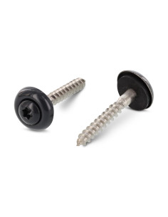 Parafuso para telhas cabeça fresada de panela TORX T20 Aço inoxidável A2 RAL7016 cinzento antracite 4,5X35 Arruela