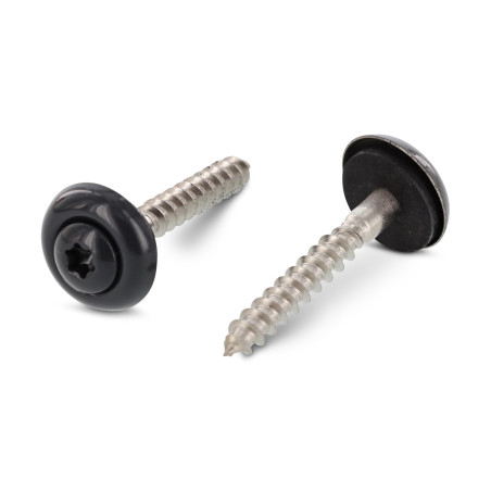 Parafuso para telhas cabeça fresada de panela TORX T20 Aço inoxidável A2 RAL7016 cinzento antracite 4,5X35 Arruela