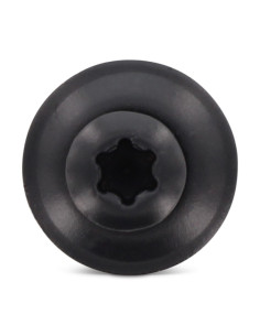 Parafuso para telhas cabeça fresada de panela TORX T20 Aço inoxidável A2 RAL7016 cinzento antracite 4,5X35 Arruela 2