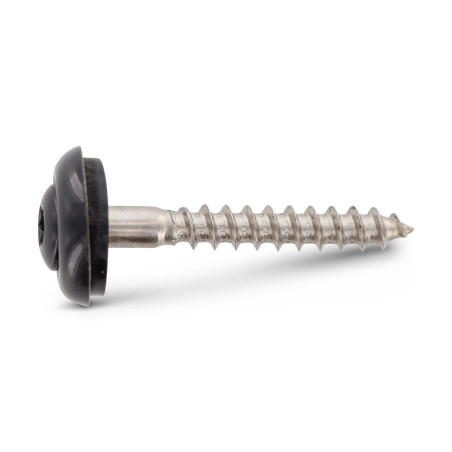Parafuso para telhas cabeça fresada de panela TORX T20 Aço inoxidável A2 RAL7016 cinzento antracite 4,5X35 Arruela