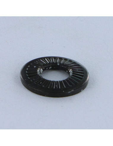 Arruelas de contacto M3X8X0,6 Aço zinco preto gama M (Média)