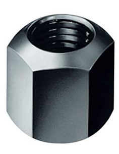 Porca sextavada M8 classe 10 Aço bruto porta esférico