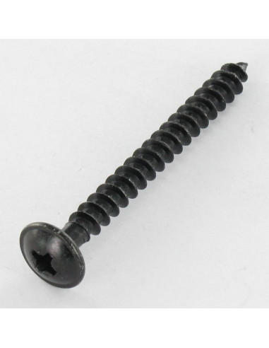 Parafuso de chapa cabeça hexagonal 6,3X25 + Rondela 18 Aço zinco preto 600 Horas de nevoeiro salino sem corrosão