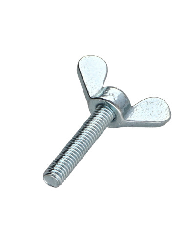 PARAFUSO orelhas M6X30 Aço zinco branco - Parafuso Express
