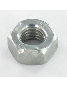 Porca autoblocante cabeça METAL classe 8 M8 Aço zinco branco DIN934 Trel