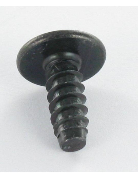 Parafuso de chapa cabeça de cogumelo Pozi 4,8 x 9,5 Aço zinco preto sem ponta