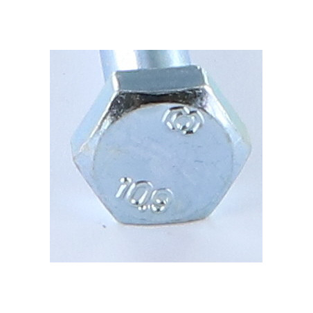 Corpo de parafuso cabeça hexagonal M30X280 classe 10.9 Aço zinco branco