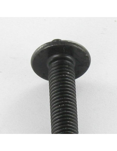 PARAFUSO cabeça de cogumelo Fenda Pozi M5X8 Aço zinco preto