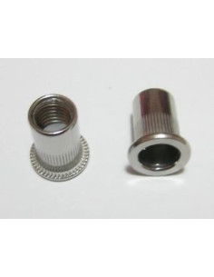 Porca rebite M8X19 ALPC 55 Alumínio espessura de serrilha 3.1 con 5,5