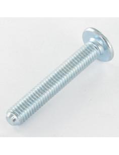 PARAFUSO cabeça de cogumelo M8X55 chave de 5 Aço zinco branco perno piloto 2