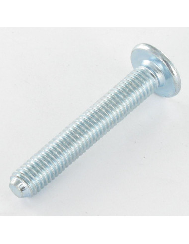 PARAFUSO cabeça de cogumelo M8X55 chave de 5 Aço zinco branco perno piloto