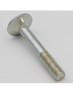 CORPO GOLA QUADRADA DE CABEÇA DE EMBEBER 2 esporas 8X200 Aço zinco branco 2