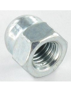 Porca cega M10 Aço zinco branco - Parafuso Express 2